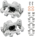 Rear Disc Brake Caliper Assembly Set of 2 Fits Hyundai Sonata 2011-2015 & Kia Optima 2011-2015 L4 - OE Replacement 19-B6456 19-B6457