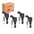 BDFHYK 4 Ignition Coil UF491 and 4 Spark Plug 12578224 for Buick, Chevrolet, GMC 2.0L / 2.2L / 2.4L L4