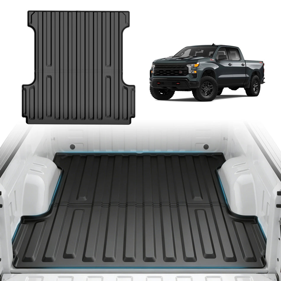 2015-2023 Ford F-150 5.5FT Truck Bed Mat, TPE Liner, Fits 2022-2023 F-150 Lightning | BDFHYK