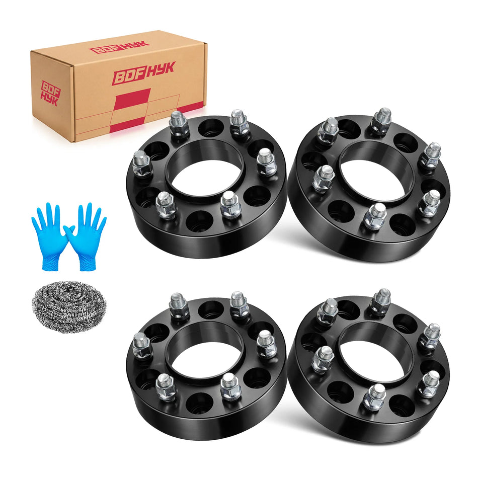 6x135 Wheel Spacers 2 Inch Hubcentric for Ford F150 2004-2014 Expedition Lincoln Navigator, M14x2 Studs, 87.1mm Hub Bore, Set of 4
