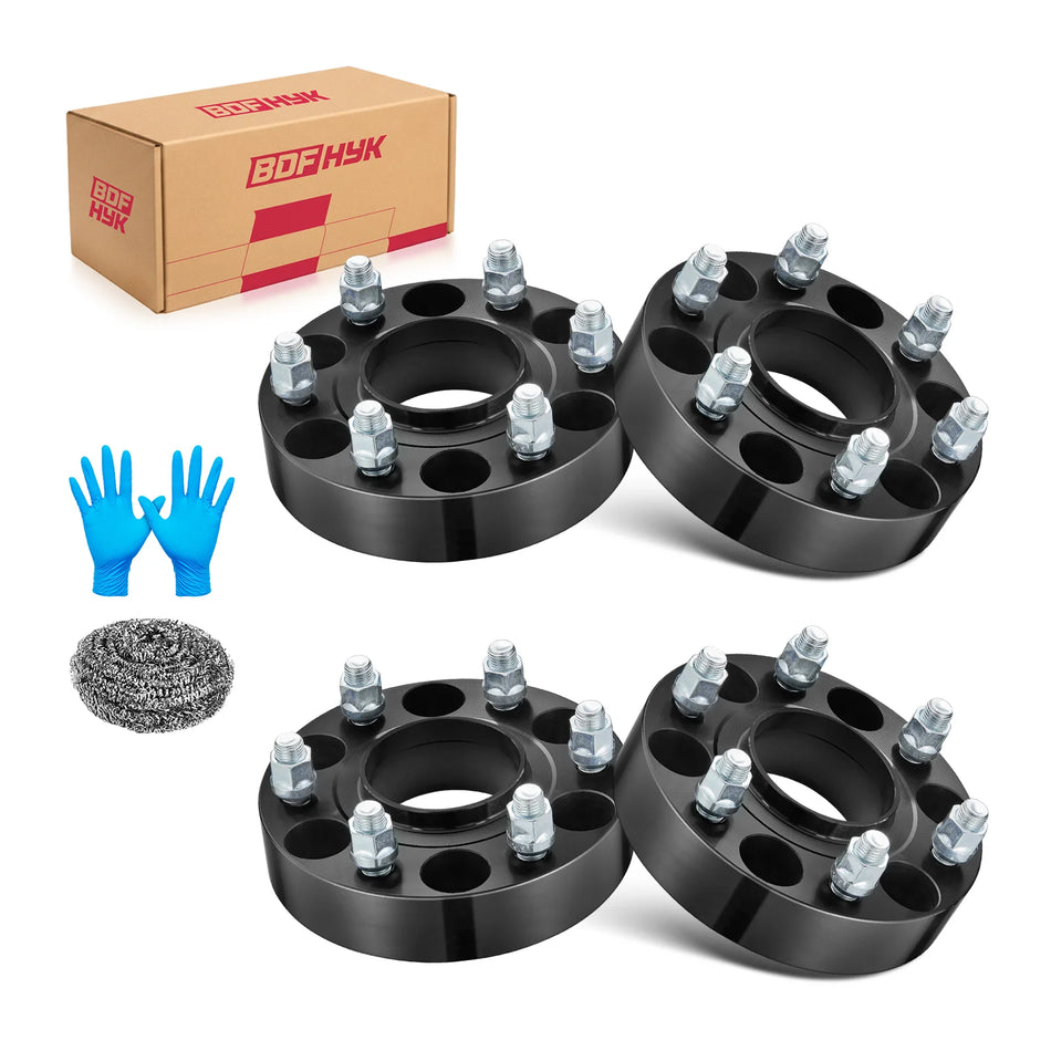 6x5.5 Hubcentric Wheel Spacers 1.5 Inch for Chevy Silverado Sierra Tahoe Yukon Avalanche Escalade, M14x1.5 Studs, 78.1mm Hub Bore, Set of 4