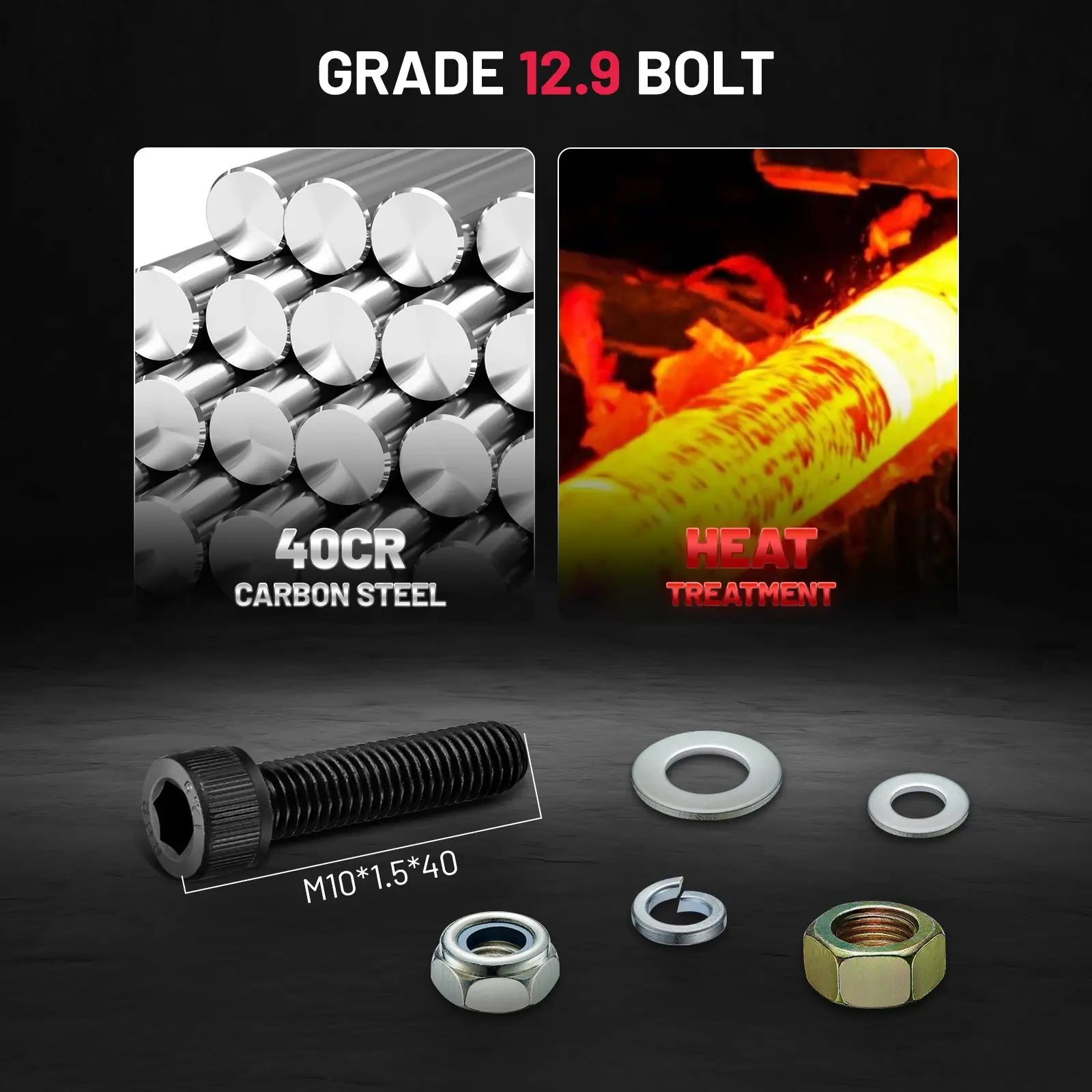 12.9 grade hardware for BDFHYK Ford F-150 leveling lift kit