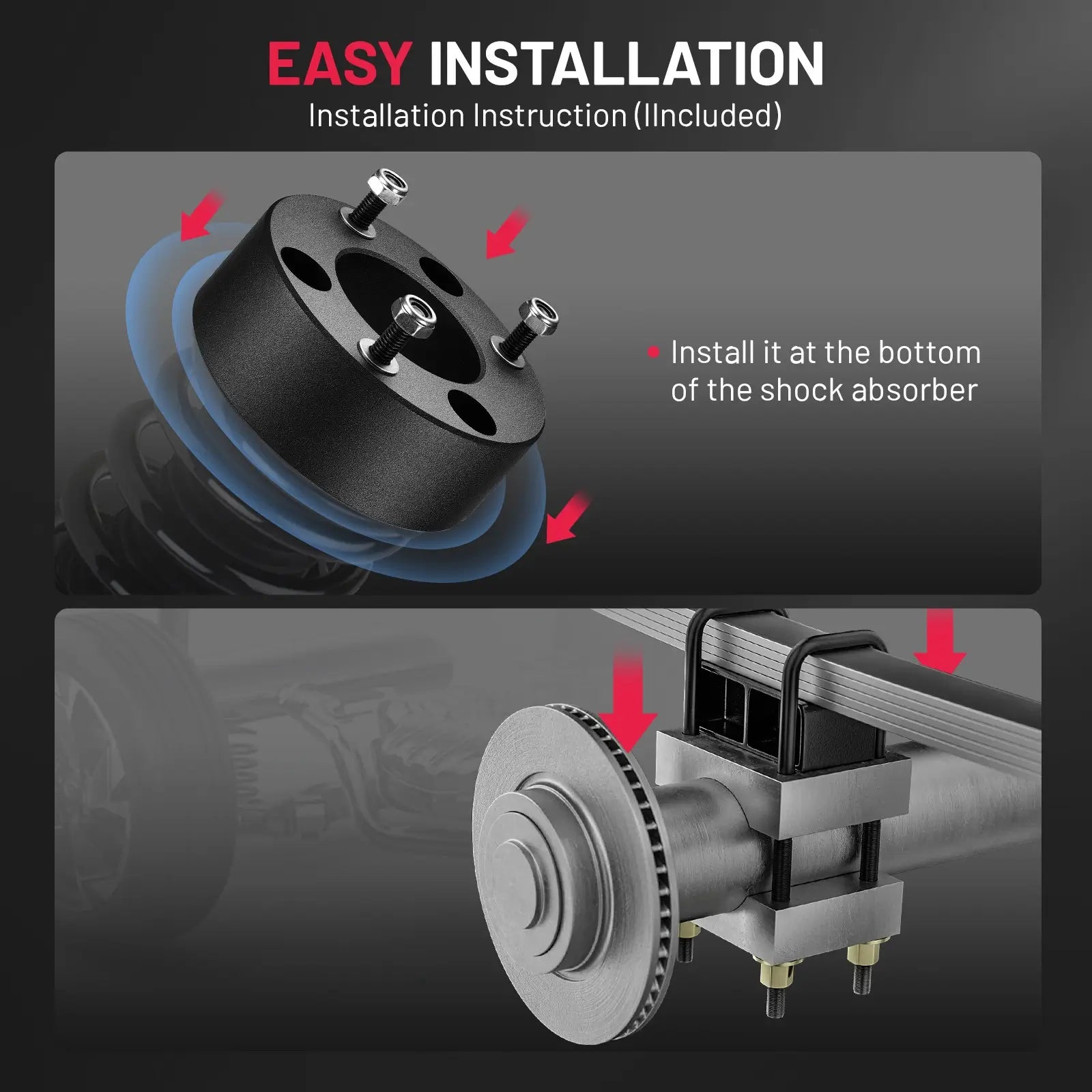 Ford F-150 leveling lift kit installation reference