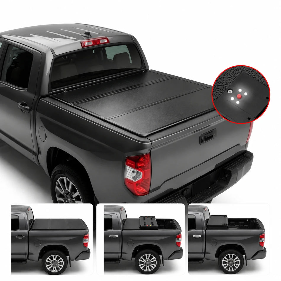 2005-2026 Nissan Frontier 5FT / 6 FT Bed Hard Tri-Fold Tonneau Cover | BDFHYK