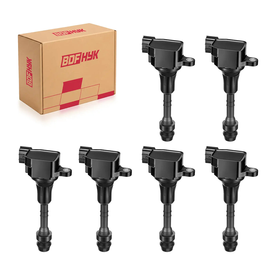 BDFHYK 6PCS Ignition Coil Pack UF401 for 2003-2007 Nissan 350Z, INFINITI G35 3.5L V6