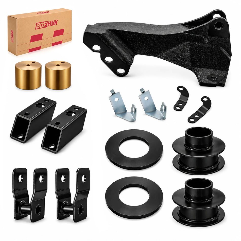 BDFHYK 2.5inch Front Leveling Kit with Track Bar Relocation for Ford F250/F350/F450 Super Duty 4WD 2011-2023