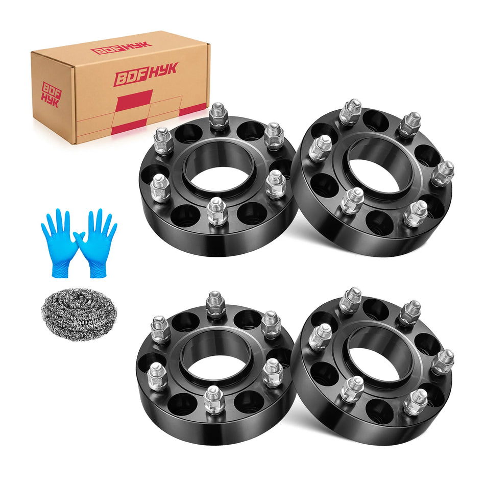 5x115 Hubcentric Wheel Spacers 1.5 Inch for Dodge Challenger Charger Chrysler 300 Magnum, M14x1.5 Studs, 71.5mm Hub Bore, Set of 4