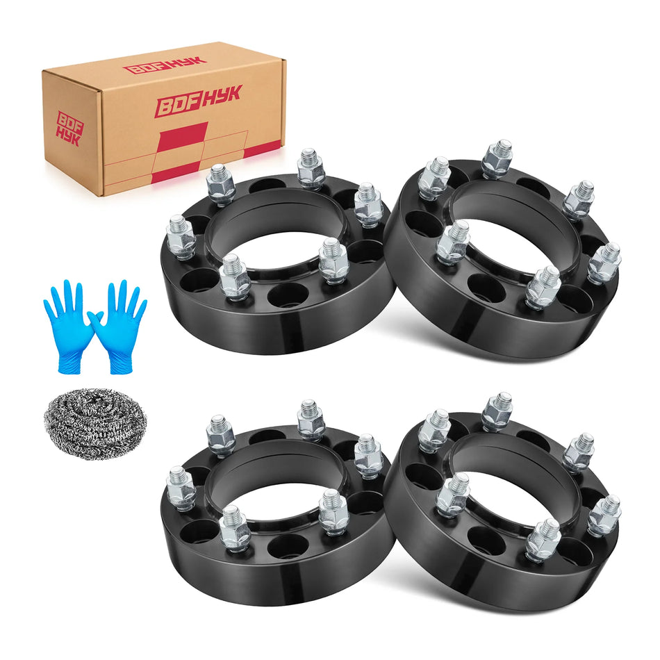 6x114.3 Hubcentric Wheel Spacers 1.5 Inch for Nissan Frontier Pathfinder Xterra 2005-2023, M12x1.25 Studs, 66.1mm Hub Bore, Set of 4