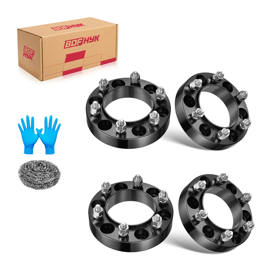 6x135 Wheel Spacers 2 Inch Hubcentric for Ford F150 Expedition Lincoln Navigator 2015-2025, M14x1.5 Studs, 87.1mm Hub Bore, Set of 4