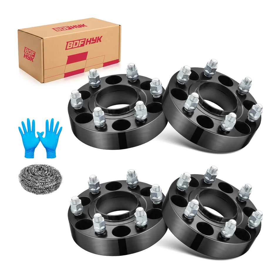 6x139.7 Hubcentric Wheel Spacers 1.5 Inch for Ram 1500 2019-2024, M14x1.5 Studs, 77.8mm Hub Bore, Set of 4