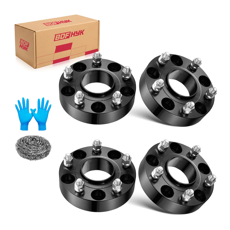 5x150 Hubcentric Wheel Spacers 1.25 Inch for Toyota Tundra Sequoia Lexus LX470 LX570, M14x1.5 Studs, 110mm Hub Bore, Set of 4