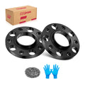 5x112 Hubcentric Wheel Spacers 12mm for Audi A3 A4 A5 A6 Q5 Volkswagen Passat Jetta Golf, M14x1.5 Studs, 57.1mm Hub Bore, Set of 2