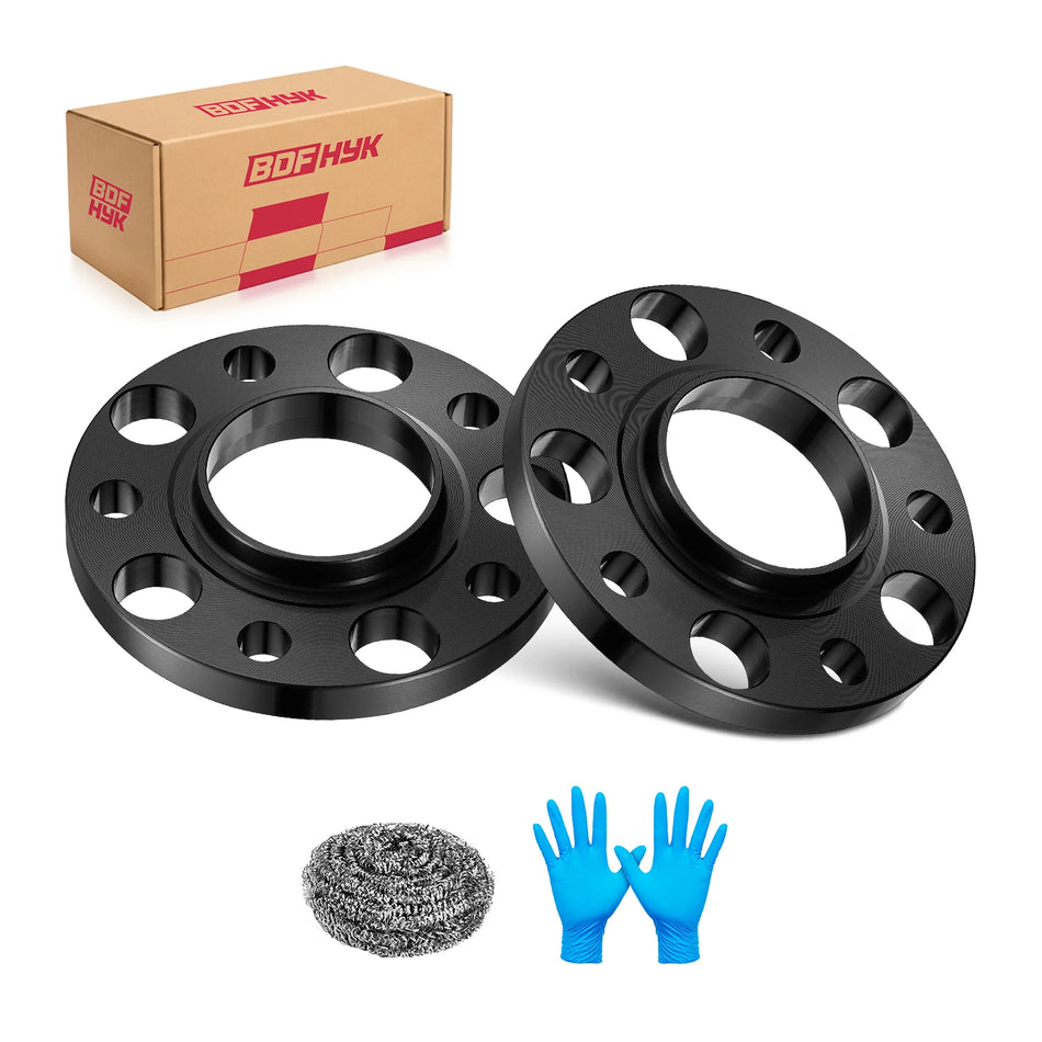 BDFHYK 5x120 Hubcentric Wheel Spacers 12mm / 15mm / 20mm for BMW 3 Series 5 Series 7 Series M3 M5 Z4 X1, M12x1.5, 72.56mm Hub Bore, Set of 2