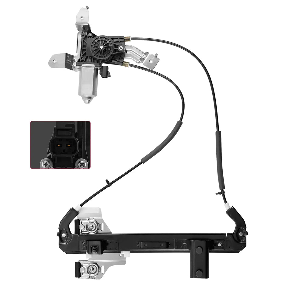 748-229 Window Regulator with Motor Rear Right Compatible with 2002-2006 Cadillac Escalade, Chevrolet Tahoe and GMC Yukon