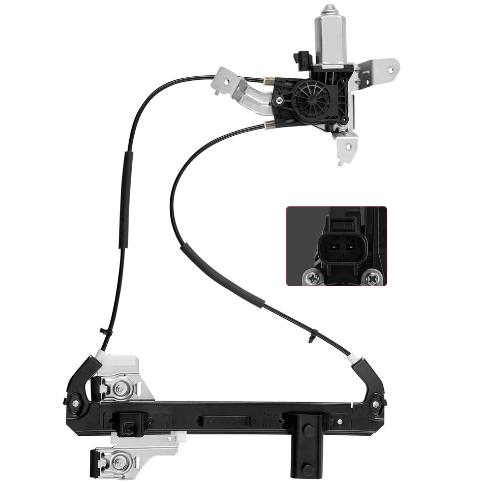 748-228 Window Regulator Assembly Rear Left Compatible with 2002-2006 Cadillac Escalade, Chevrolet Tahoe and GMC Yukon