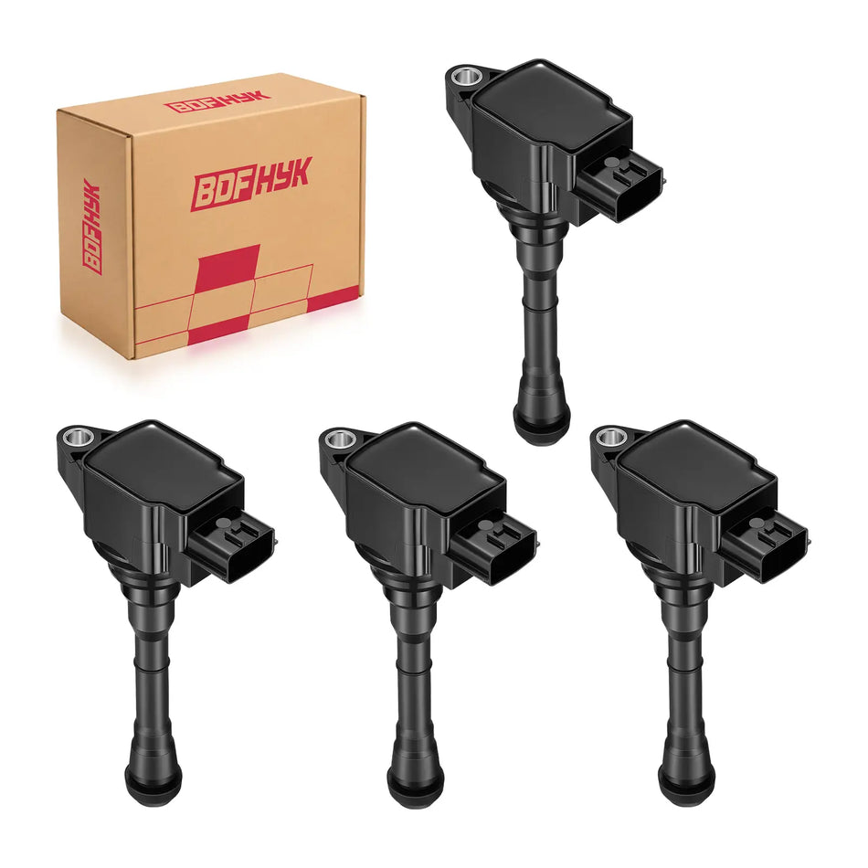 BDFHYK 4PCS Ignition Coil Pack UF659 for 2017-2022 Nissan Qashqai Rogue Sport, 2017-2019 Rogue Sentra, 2011-2017 Juke