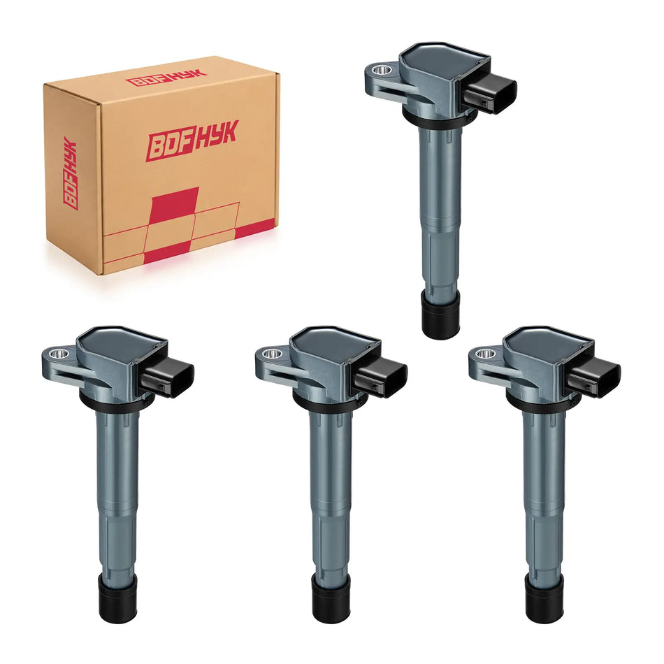 BDFHYK 4PCS Ignition Coil Pack UF417 for 2007-2012 Acura RDX 2004-2008 Acura TSX 2.3L 2.4L L4