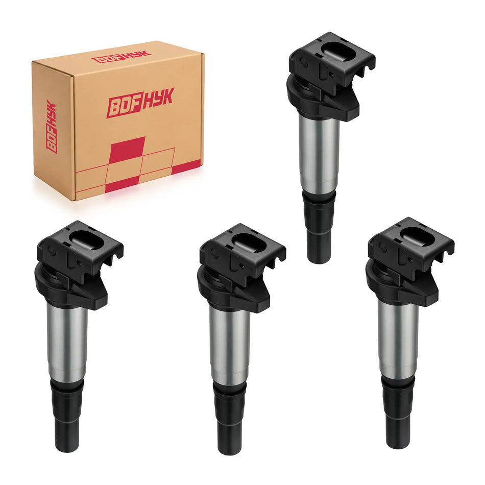 BDFHYK 4PCS Ignition Coil Pack UF598 for BMW 320i 528i X3, Mini Cooper 2.0L L4