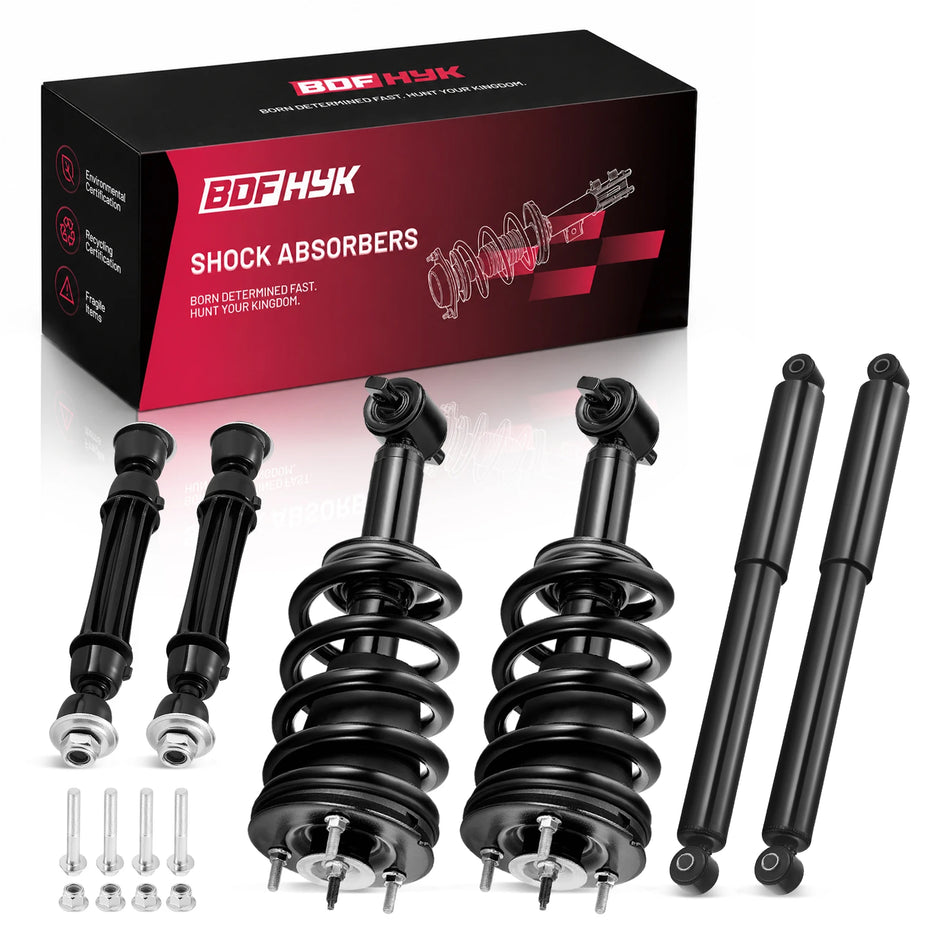 Chevy Silverado GMC Sierra 1500 2014-2018 Shock Absorber Kit Front & Rear | OE Suspension Replacement