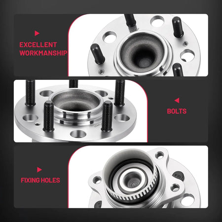 BDFHYK 512437 rear wheel hub bearing replacement part with 5 lug layout