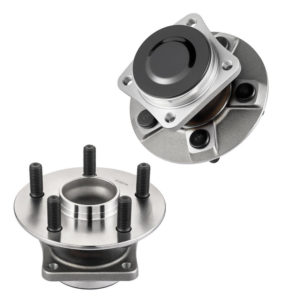 2PCS Rear Wheel Hub Bearing Assembly For Toyota Celica Corolla Matrix 2000-2008, Pontiac Vibe 2003-2008, FWD, 5 Lugs w/o ABS,512218