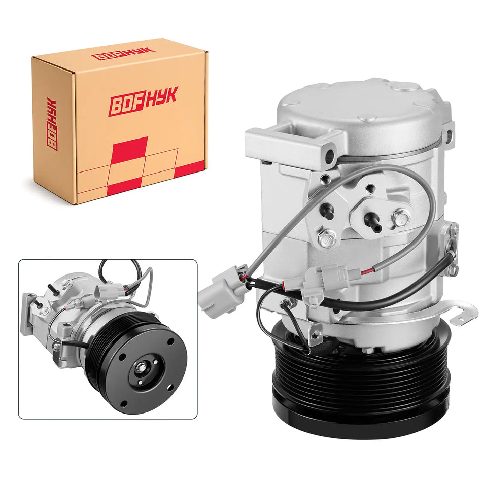 158325 A/C Compressor with Clutch 7-Groove for Toyota Tundra 4.6L 2010-2019 & 5.7L 2007-2021