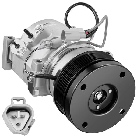 BDFHYK 158325 A/C compressor 7-groove pulley detail for Toyota Tundra