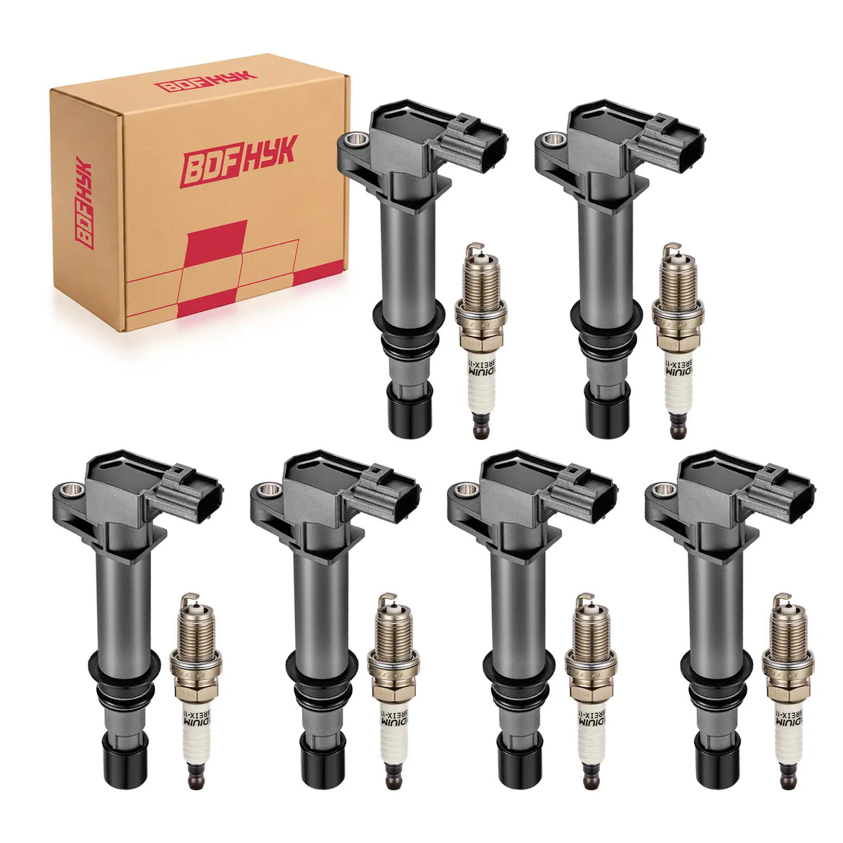 BDFHYK Ignition Coil UF270 Iridium Spark Plug 4504 Packs bdfhyk-ignition-coil-uf270-iridium-spark-plug-4504-packs