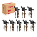 BDFHYK 8 Ignition Coil DG521 and 8 Iridium Spark Plug SP509 Fits Ford F-150 F-250 F-350 Expedition Lincoln Mark LT 5.4L V8