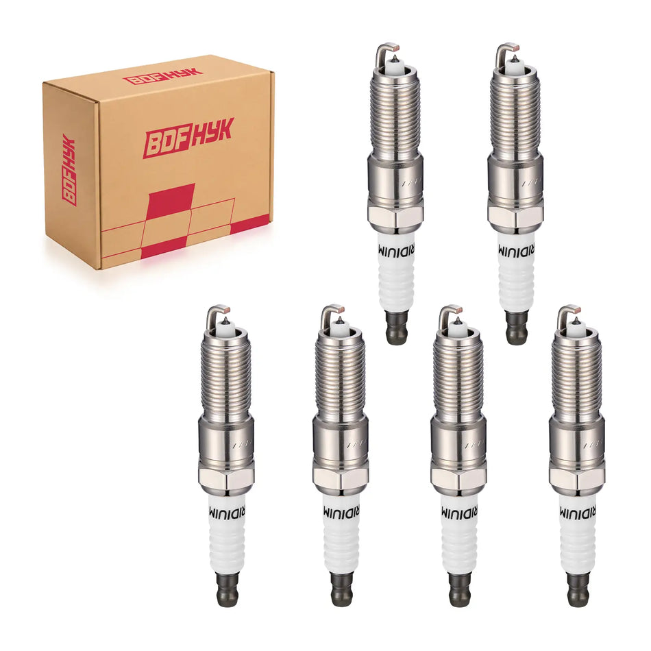 BDFHYK 6PCS Iridium Spark Plugs LZTR5AGP for Dodge Caravan Jeep Wrangler 3.3L 3.8L V6
