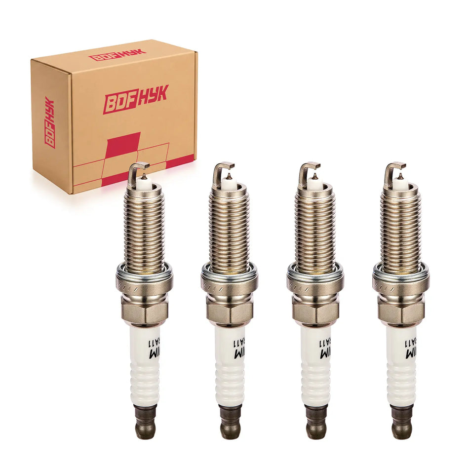 BDFHYK 4PCS Double Iridium Spark Plugs 22401JA01B for Nissan 2009-2019, INFINITI 2007-2019, Suzuki 2009-2012