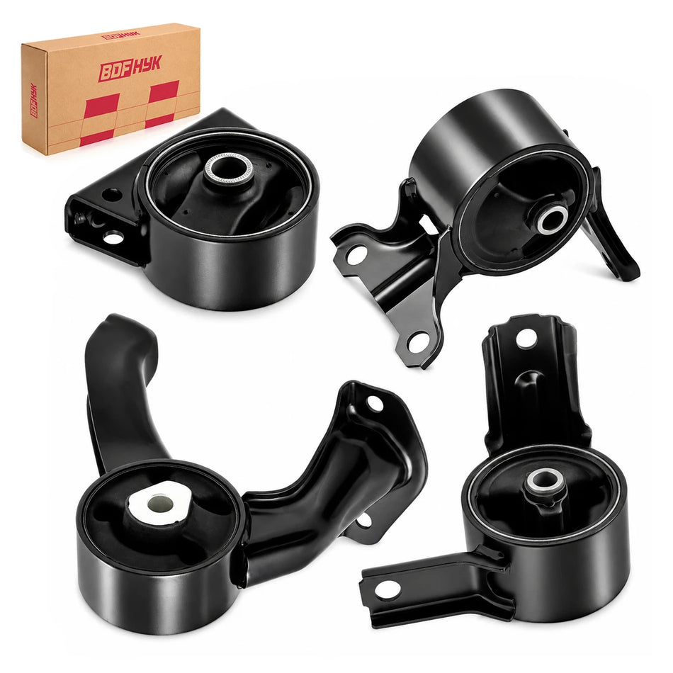 BDFHYK Engine & Transmission Mount Kit For Dodge Caliber 2007–2012 2.0L 2.4L & Jeep Compass, 4PCS Set