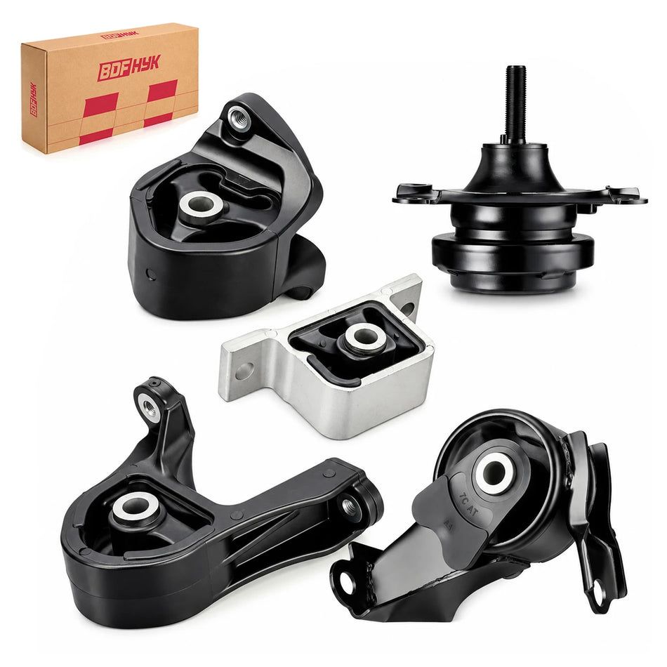 BDFHYK Engine & Transmission Mount Kit For Honda CR-V 2002–2006 2.4L L4, 5PCS Set
