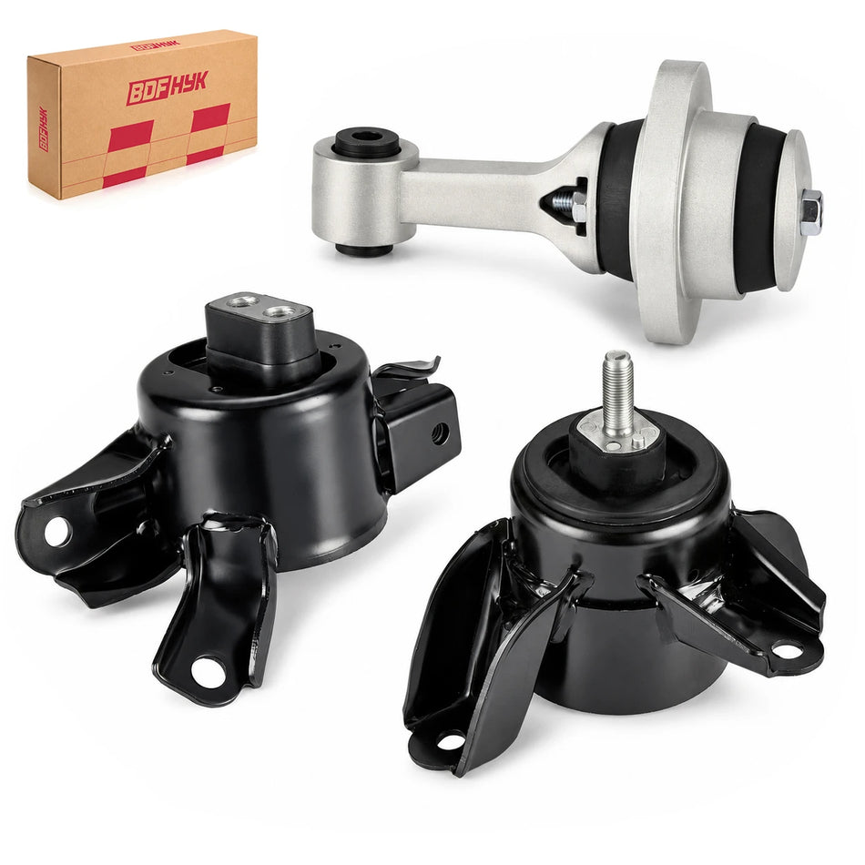 BDFHYK Engine Mount Kit Fits Hyundai Veloster 2012–2016 / Accent 2012–2014, Set of 3, Right, Left & Torque Mount Set