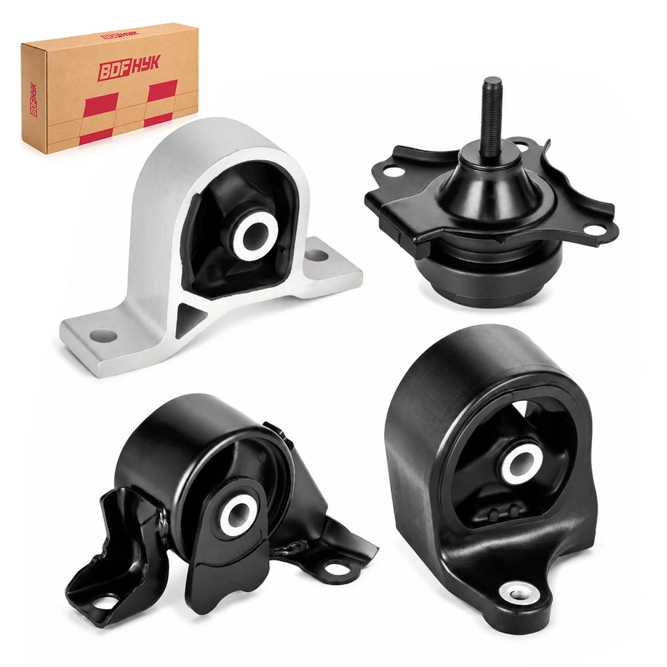 BDFHYK Engine Motor & Transmission Mount Kit for Honda Civic 2001-2005 1.7L L4 & Acura EL, 4PCS Set