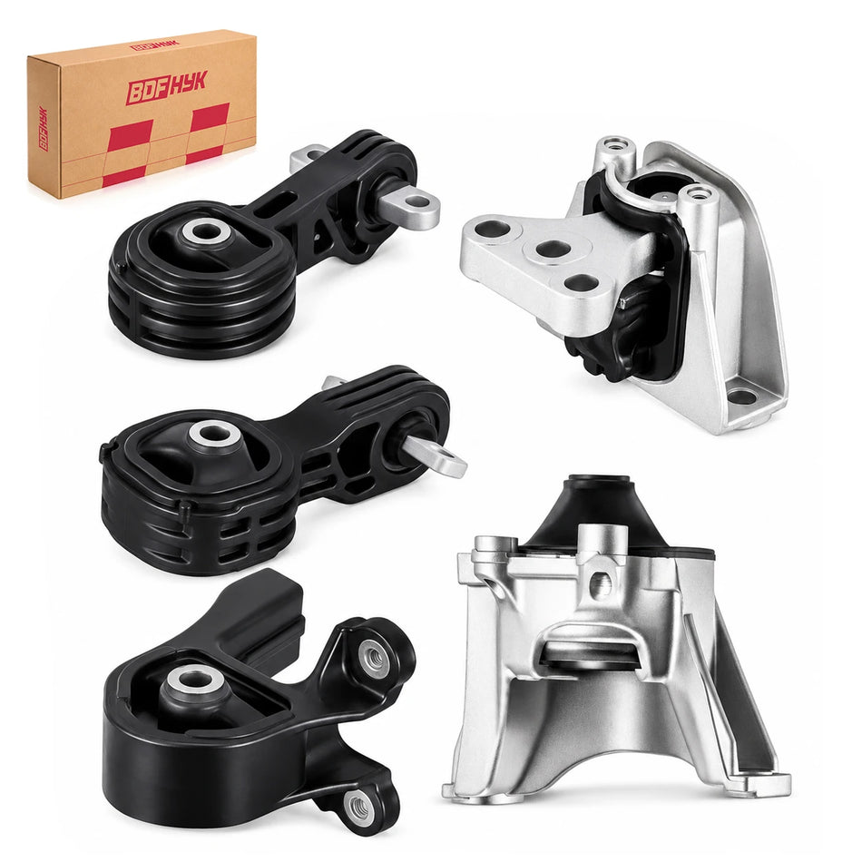 BDFHYK Engine & Transmission Mount Kit For Honda CR-V 2007-2011 2.4L L4, 5PCS Set
