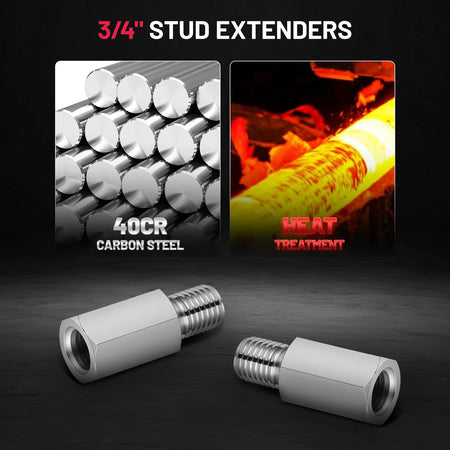 Ford F-250 F-350 2WD leveling kit stud extenders and spacers