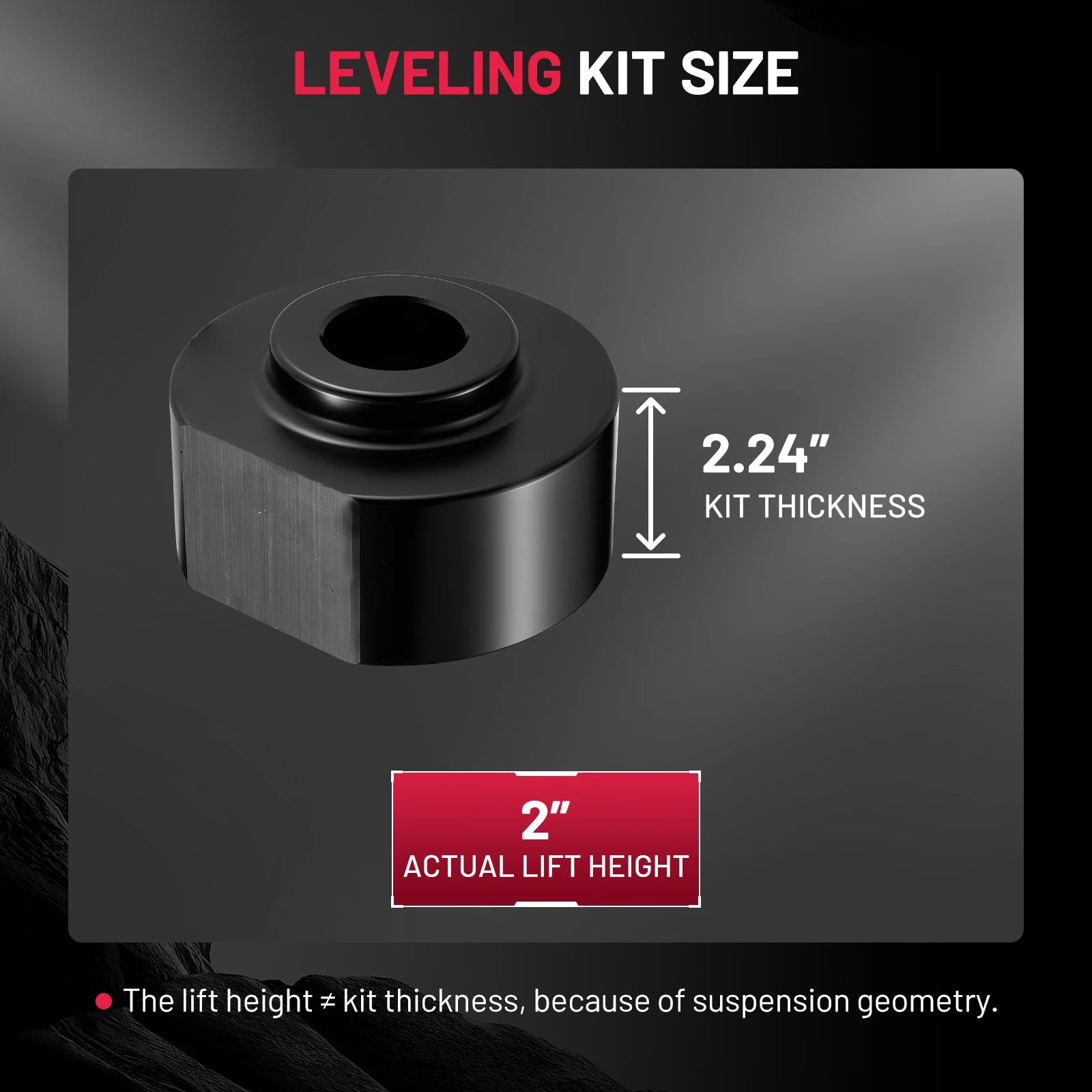 BDFHYK front leveling kit installation parts for Ford Super Duty 2WD