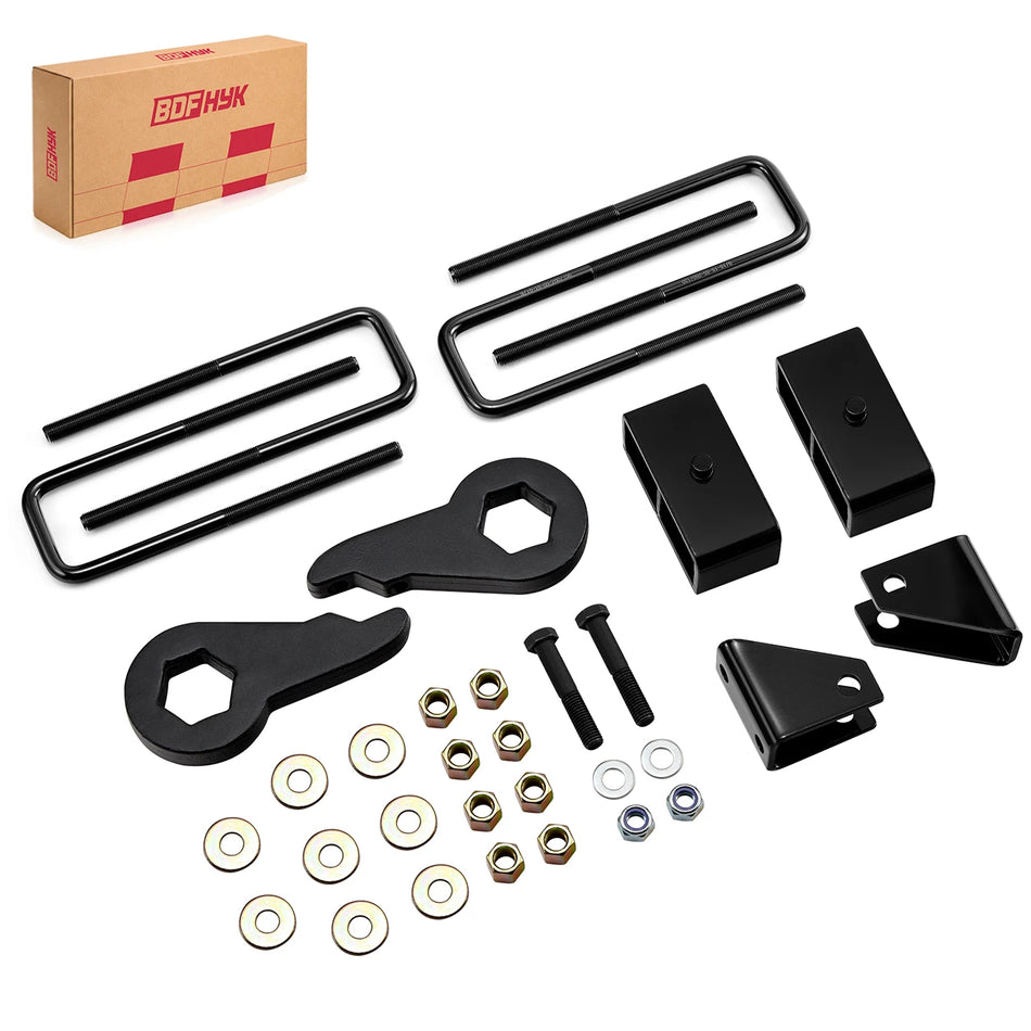 BDFHYK 3inch Front & 2inch Rear Leveling Lift Kit for Silverado/Sierra 2500HD 3500HD 2001-2010 8-Lug