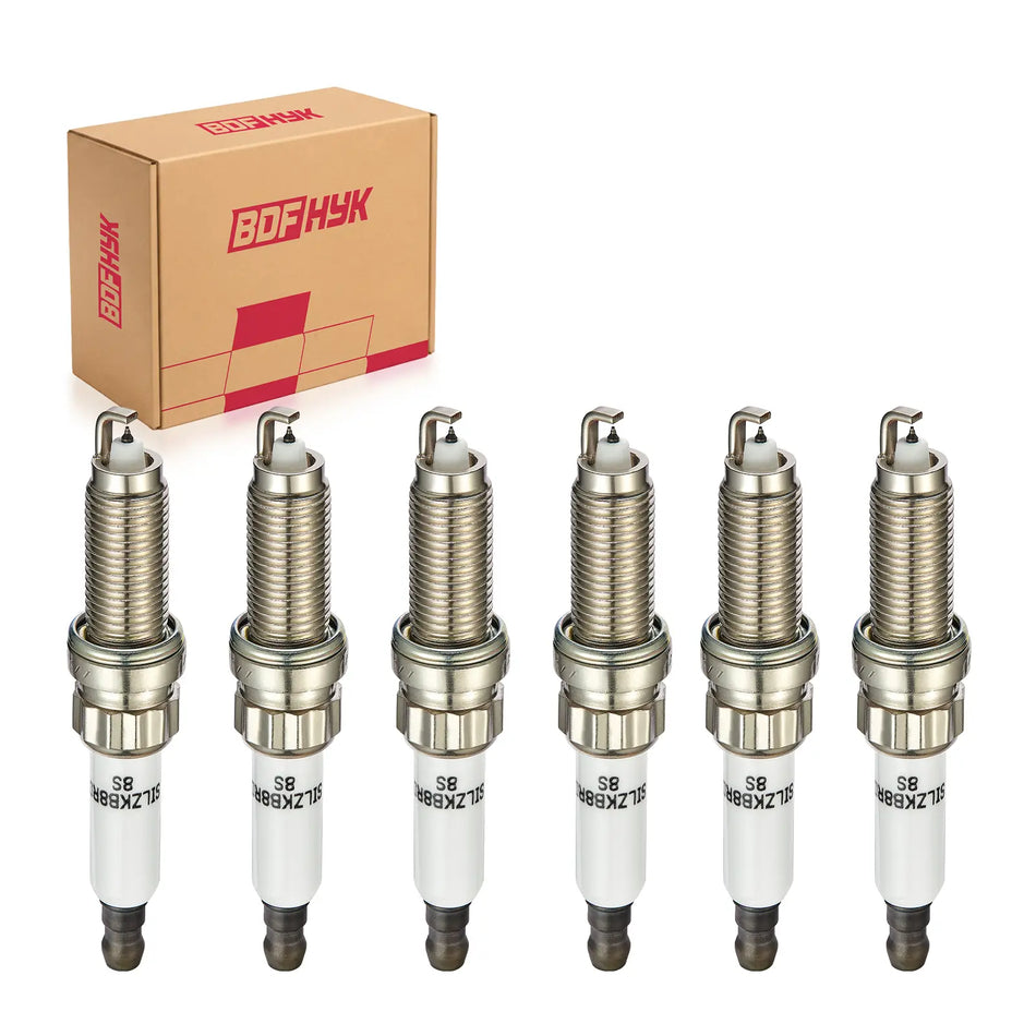 BDFHYK 6PCS Iridium Spark Plugs 97506 for BMW 135i 335i 535i X3 X5 3.0L L6