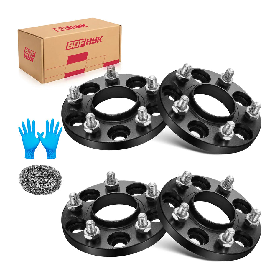 BDFHYK 5x114.3 Wheel Spacers 15mm for Nissan 350Z 370Z Altima Infiniti G35 G37 FX35, M12x1.25, 66.1mm Hub Bore, Set of 2 / Set of 4