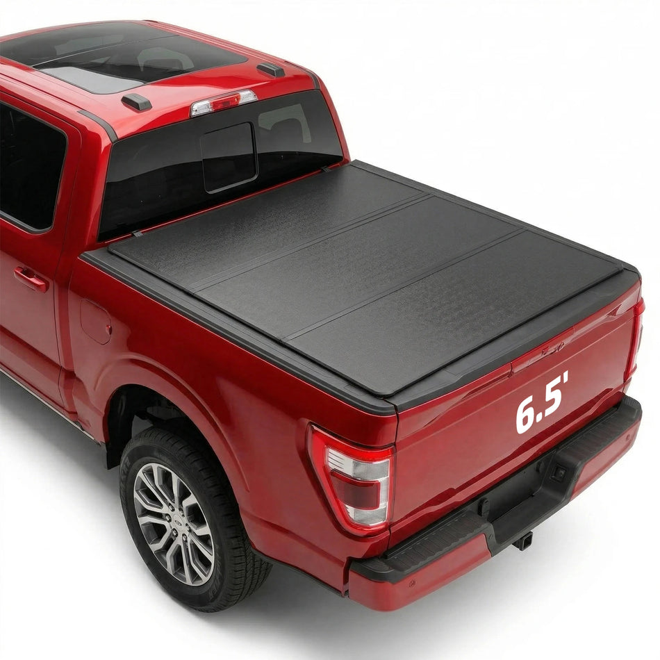 2015-2026 Ford F-150 6.5 FT Bed Hard Tri-Fold Tonneau Cover | BDFHYK