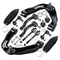 Front Upper Control Arm Kit with Ball Joints & Tie Rod Ends for 2005-2019 Nissan Frontier / 2005-2012 Pathfinder / 2005-2015 Xterra