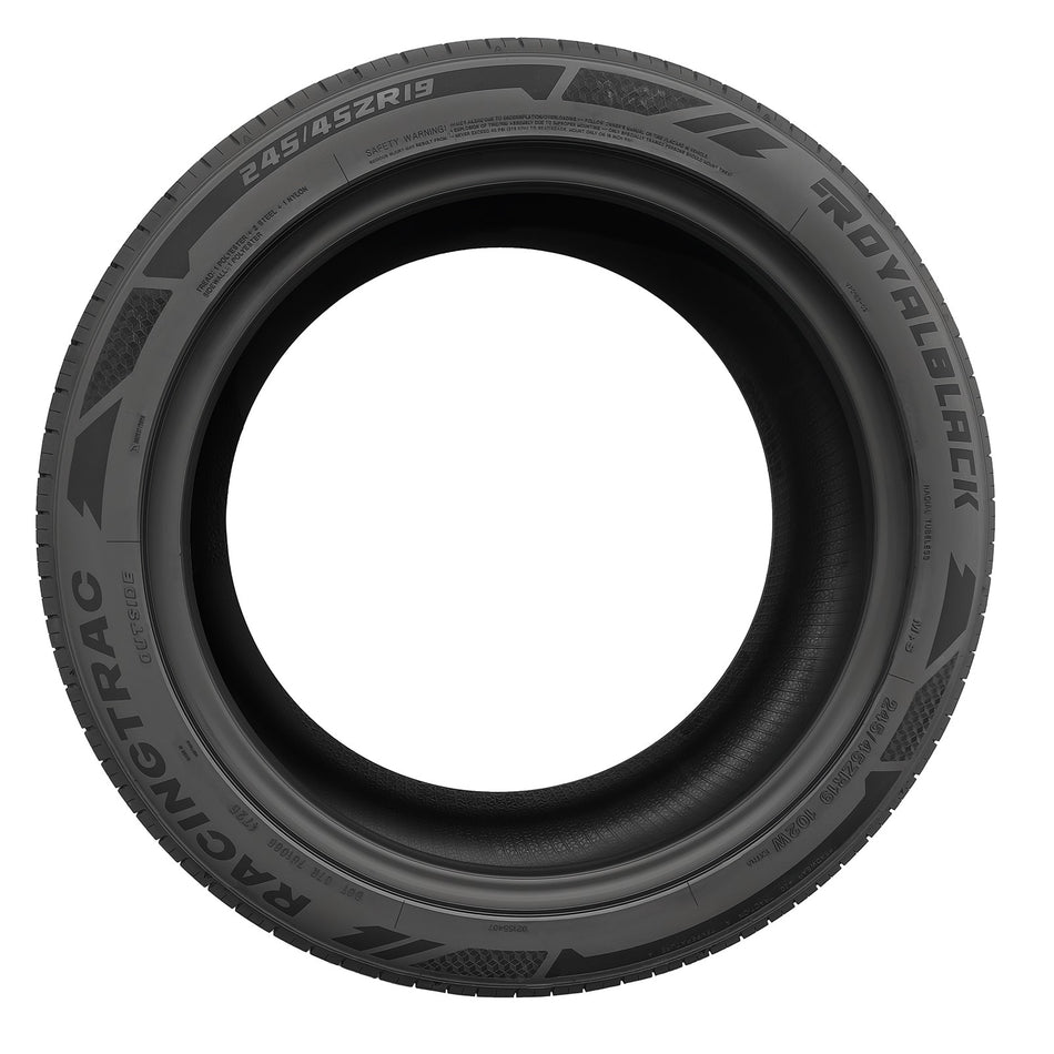 Premium 245/45ZR19 102W Ultra High Performance RACING TRAC Tire Improved