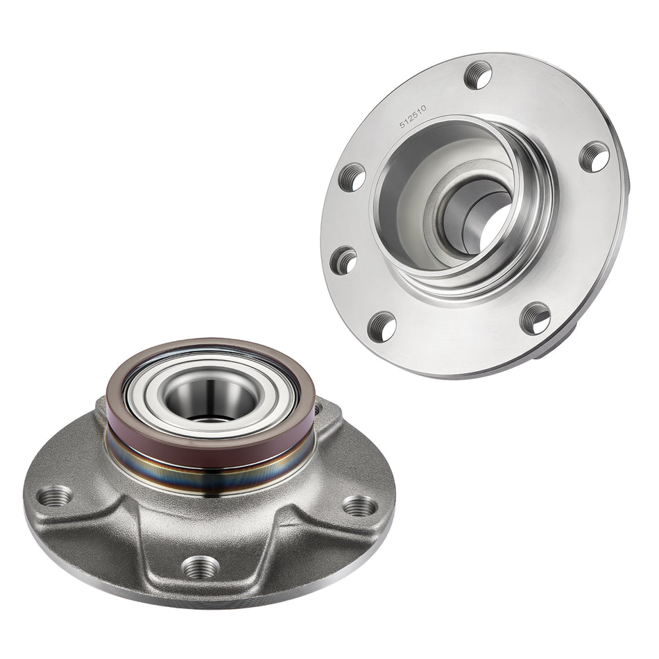 512510 2PCS Rear Left/Right Wheel Bearing and Hub Assembly For Dodge Dart 2013-2016, 1.4L 2.4L 2.0L L4